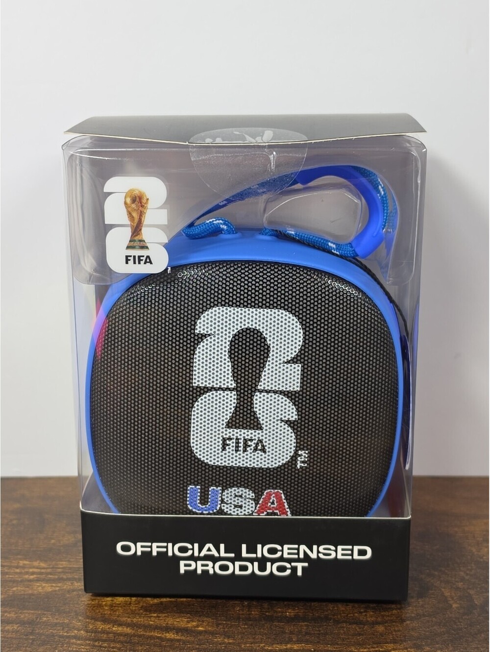 World Cup 2026 FIFA Official Licensed Wireless Speaker Blue USA collectible